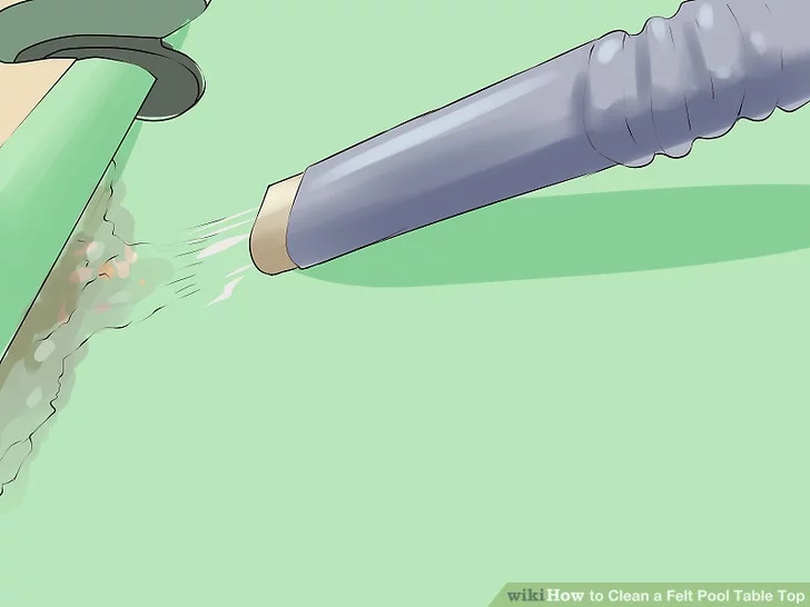 Vacuum up the piles you made